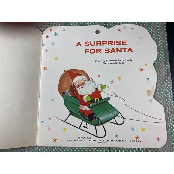 Vintage 1967 A Surprise For Santa Childrens Book By Florence Parry Heide PB - Picture 3 of 8
